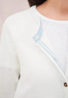 White Stuff Lulu Fine Knit Cardigan, Natural White