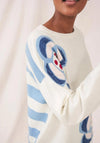 White Stuff Jasmine Fine Knit Sweater, Blue Multi