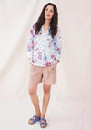 White Stuff Ida Floral Shirt, Blue Multi