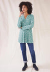 White Stuff Hallie Print Tunic Top, Teal Multi