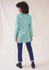 White Stuff Hallie Print Tunic Top, Teal Multi