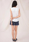 White Stuff Georgie Embroidered Vest Top, White Multi