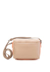 Xti Small Colour Block Crossbody Bag, Beige Multi