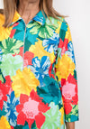 Leon Collection Tropical Print Shift Dress, Multi